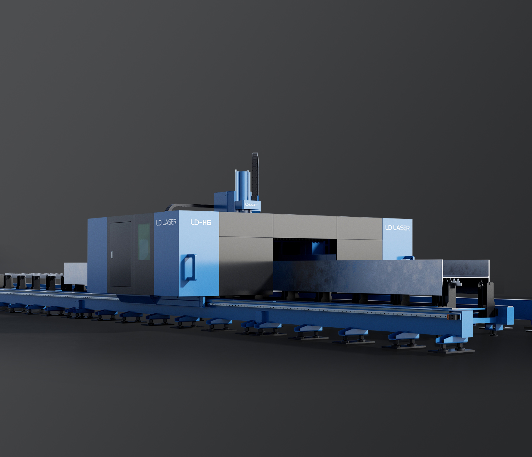 H6板材型钢一体激光切割机